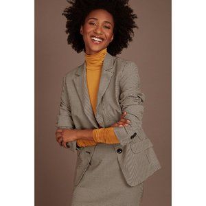 NWOT PIETRO FILIPI Tweed Print Pencil Midi Skirt Suit Set Size L